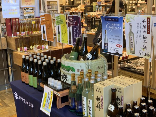 秩父錦の試飲販売の様子