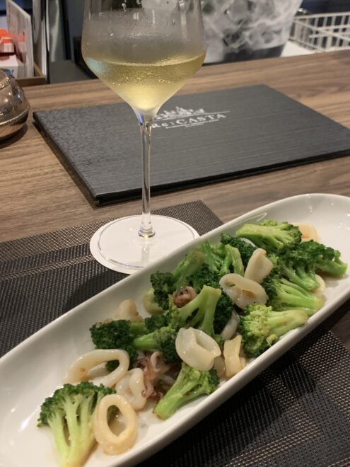 ヤリイカとブロッコリー炒め