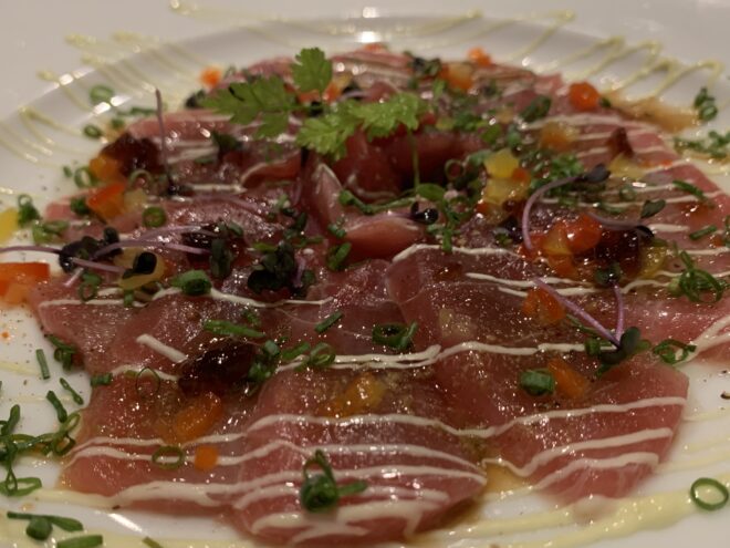 赤身のカルパッチョ