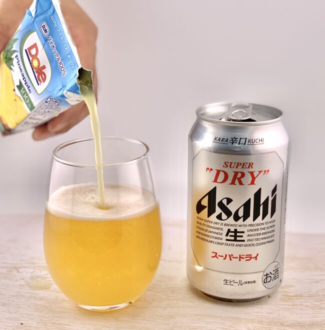 トロピカルビアをつくるシーン