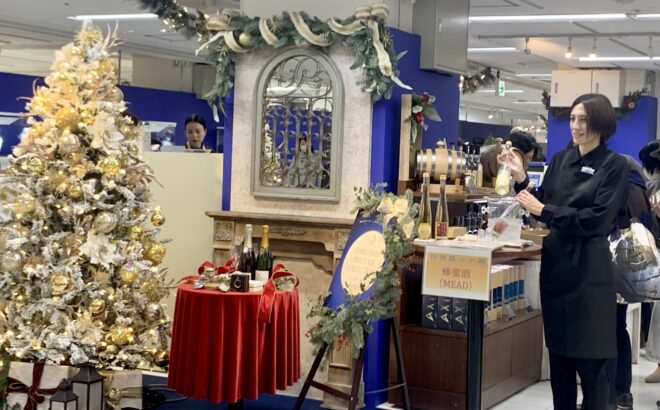 ミード試飲販売の様子