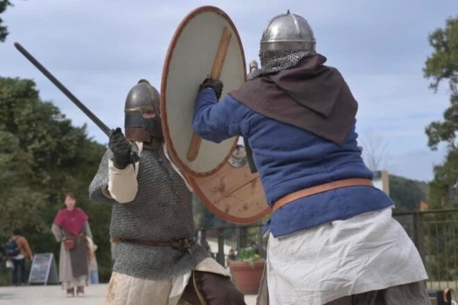 日本ヴァイキング協会によるデモンストレーション